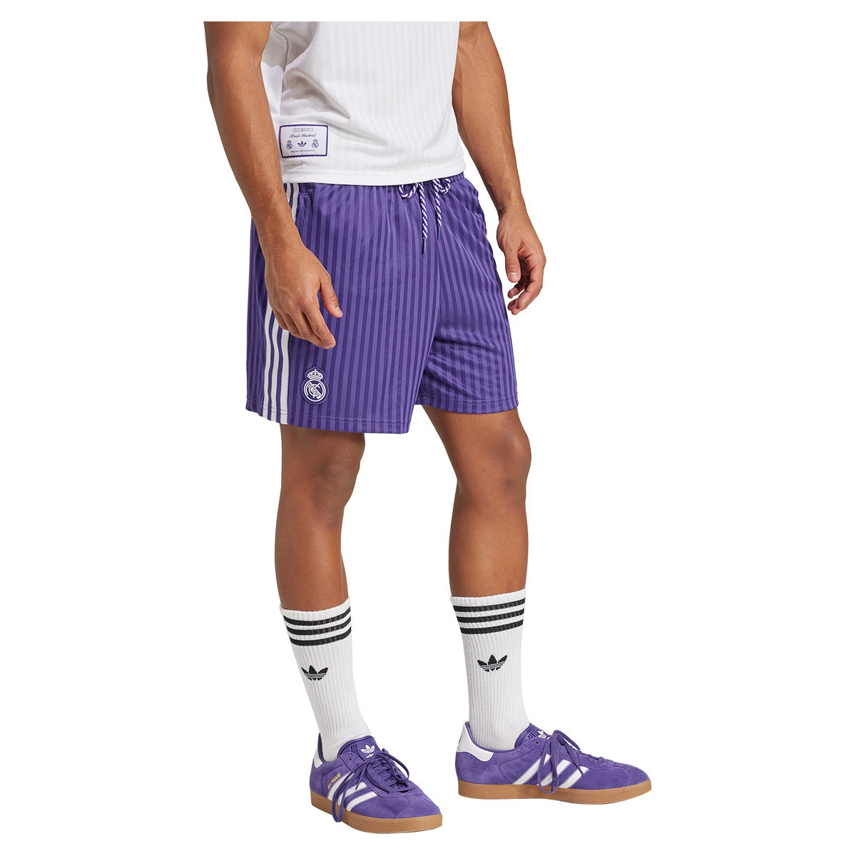 Pantaloncini adidas Real Madrid Terrace Icons 2024-2025 Unity