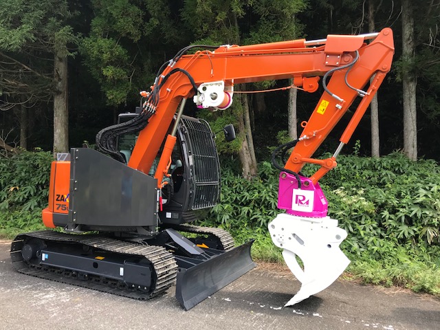 新車納入実績】日立建機「ZX75US-5B」＆ザウルスロボのご紹介