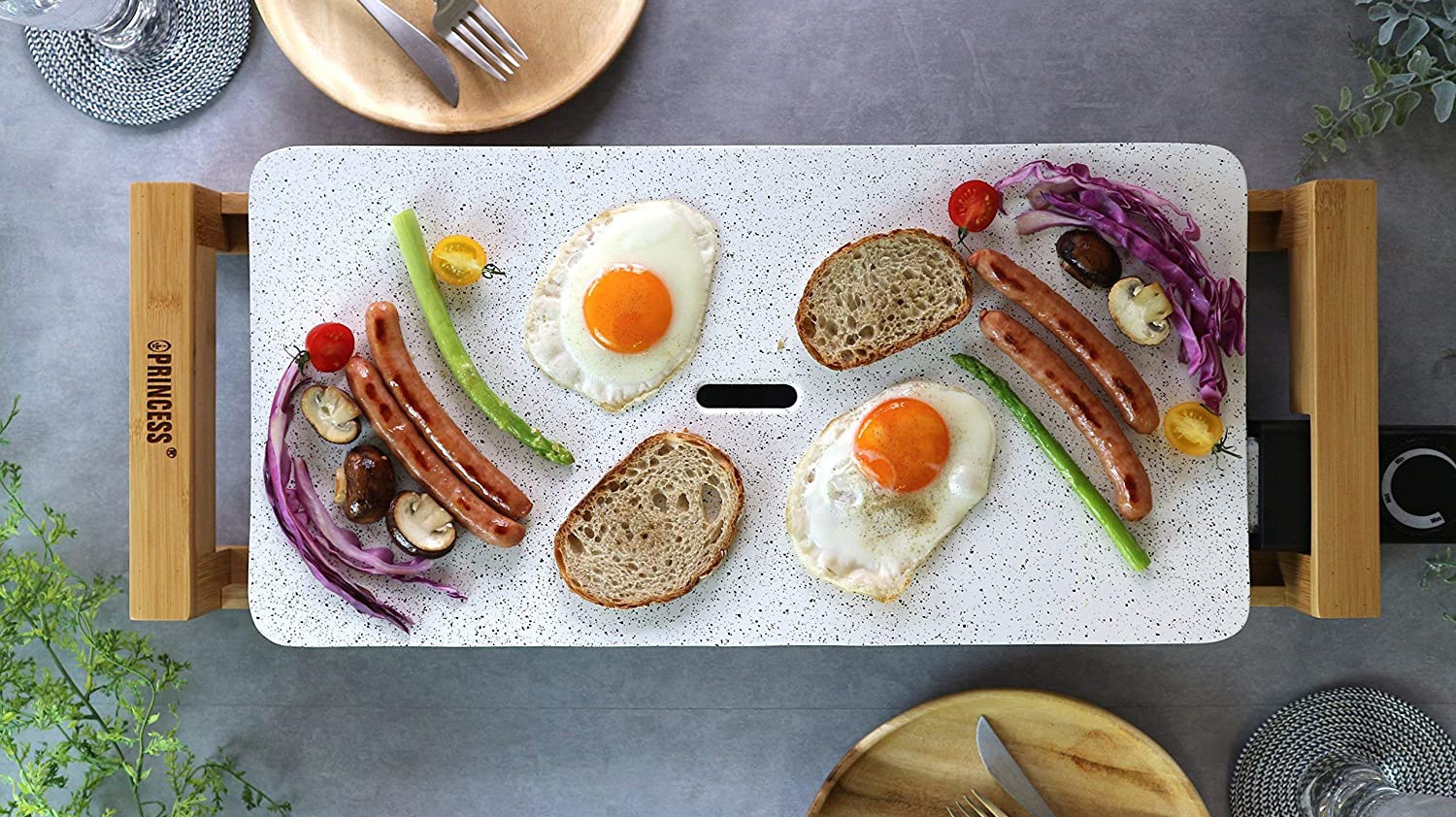 プリンセス PRINCESS テーブルグリルストーン ブラック / フジオー