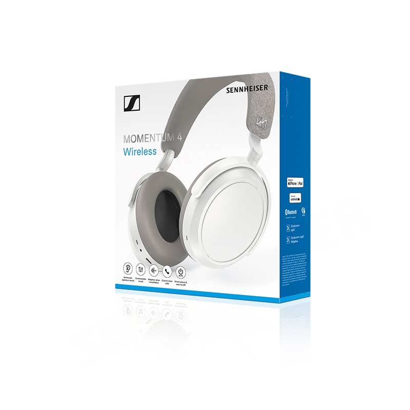 SENNHEISER MOMENTUM 4 Wireless WHITE [M4AEBT WHITE] 新品｜フジヤ