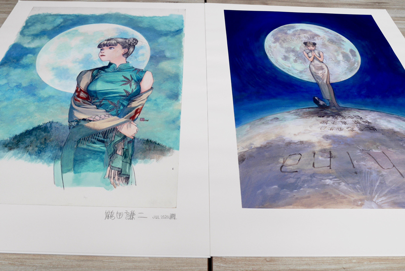 鶴田謙二 直筆サイン入り複製原画「チャイナさん 1」（鶴田謙二