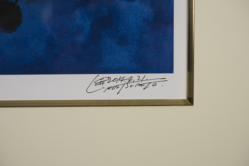 松本零士 直筆サイン入り版画「銀河鉄道999／メーテル」（松本零士