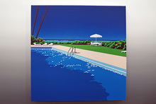 直筆サイン入り】canvas giclee Ver.1：【A LONG VACATION】（永井博