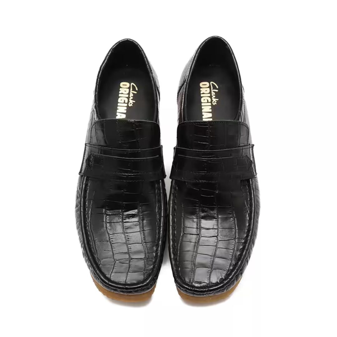 CLARKS WALLABEE LOAFER “Black Croc” (クラークス ワラビー