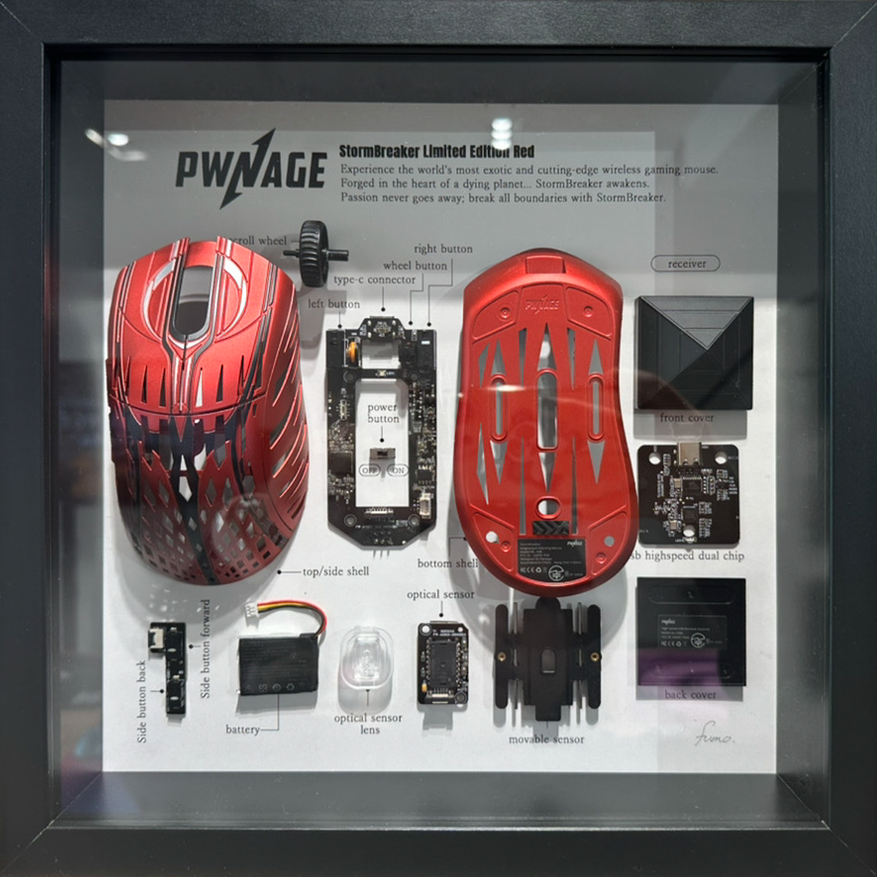 マウス・トラックボール pwnage stormbreaker red Pwnage Pwnage