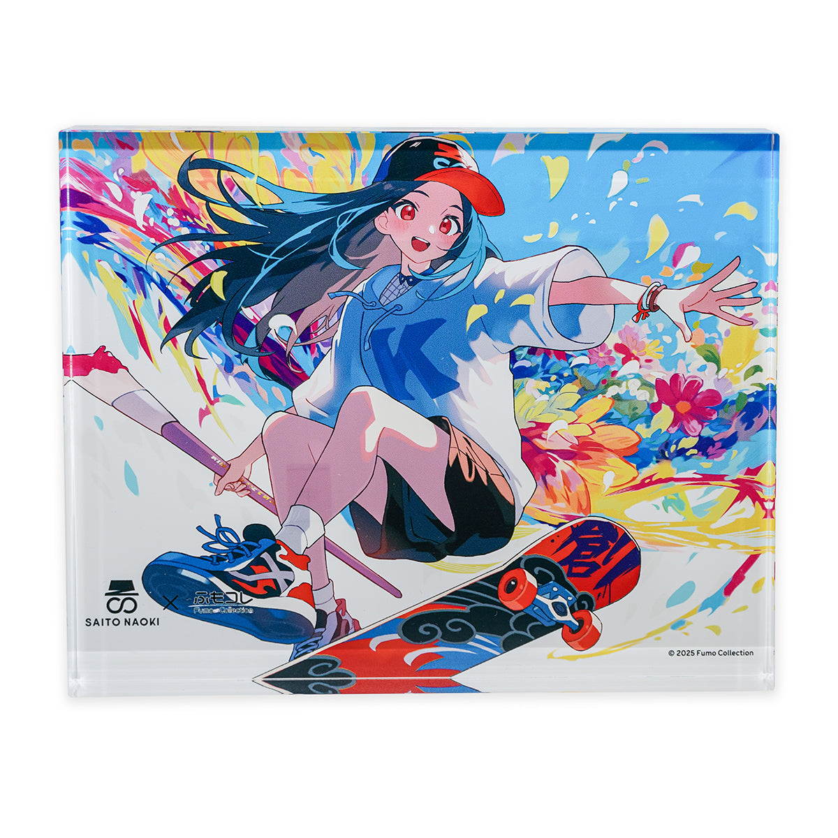 ふもコレSeasons × さいとうなおき LEDスタンド付きアクリルブロック