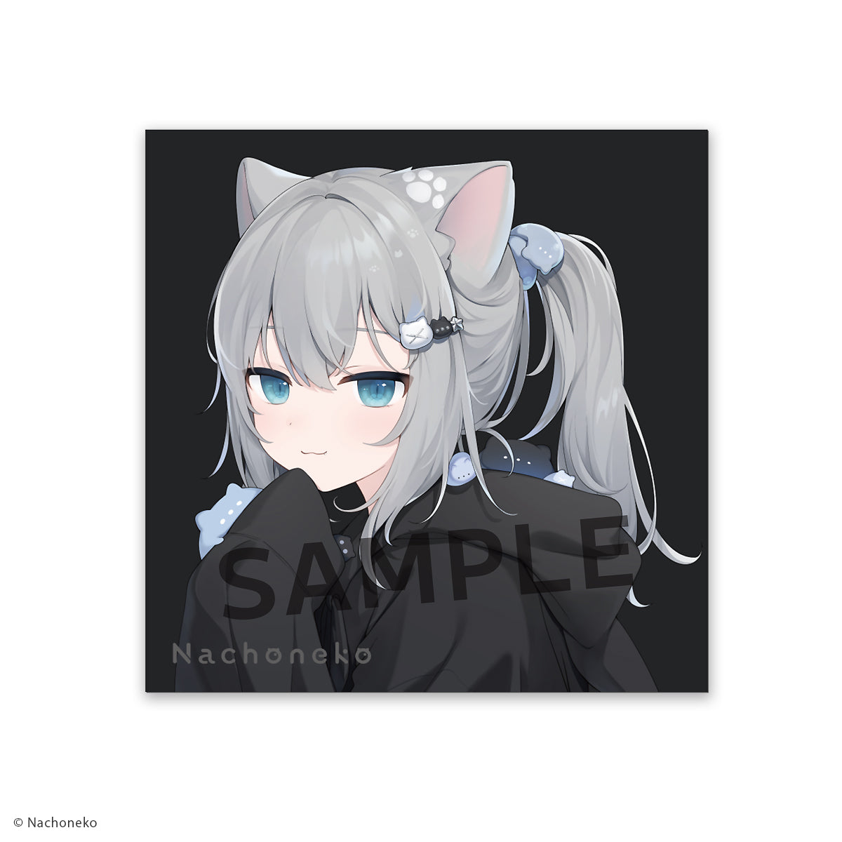 Nachoneko × ふもコレ ゲーミングマウスパッド Black (ベースモデル X