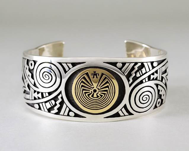 14K 8 ROW MAZE BRACELET | Jason Takala | Native Artist | 製品案内