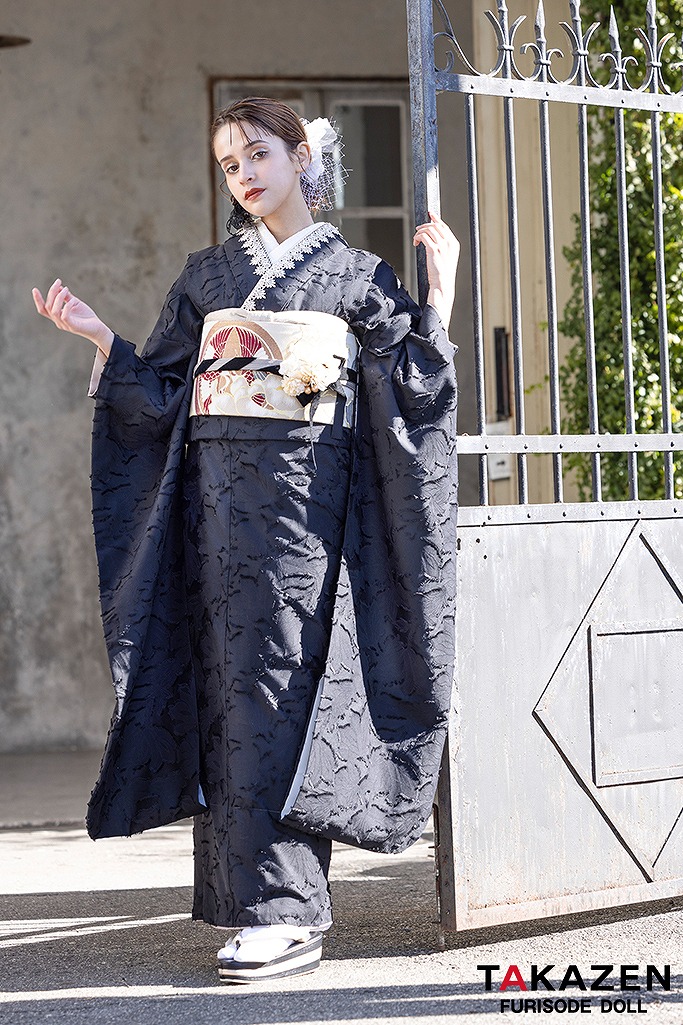 ヴィンテージスタイル 黒/ブラック アンティーク 無地 大人っぽい