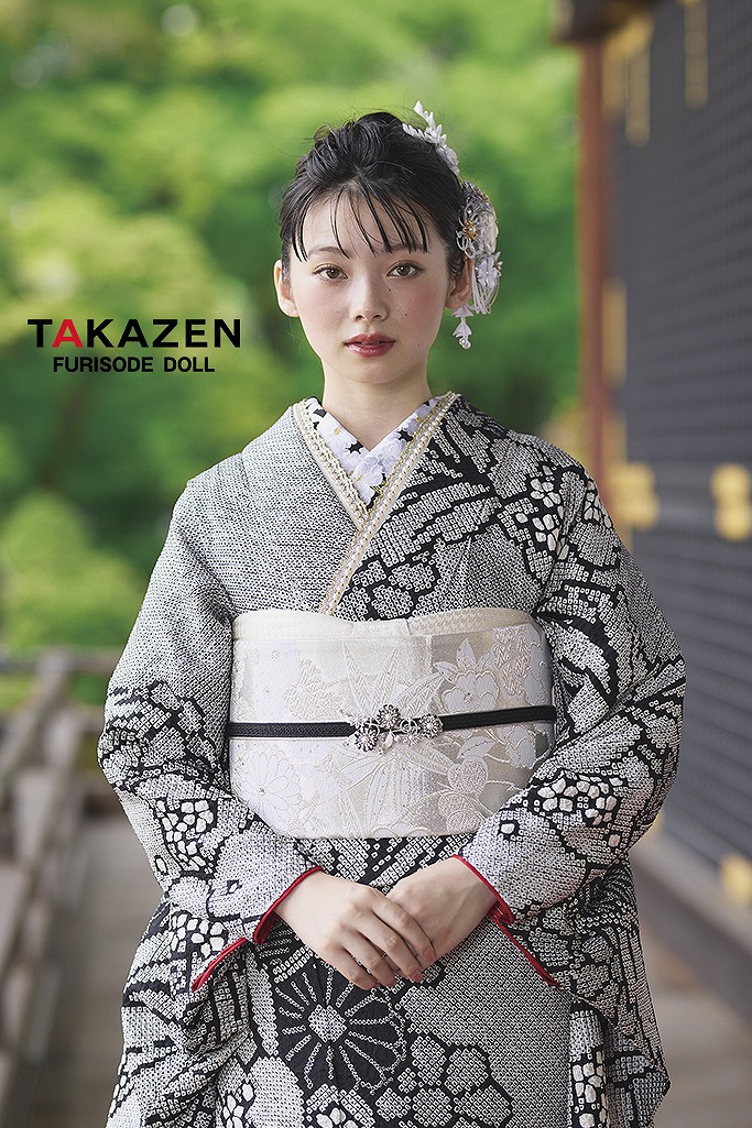 プレミアム古典 逸品本疋田総絞り 黒 高級振袖ネットレンタル 大人っ