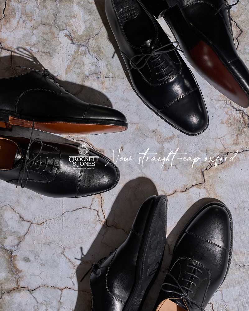 NEW STRAIGHT-CAP OXFORD -Crockett&Jones- | FRAME フレーム公式