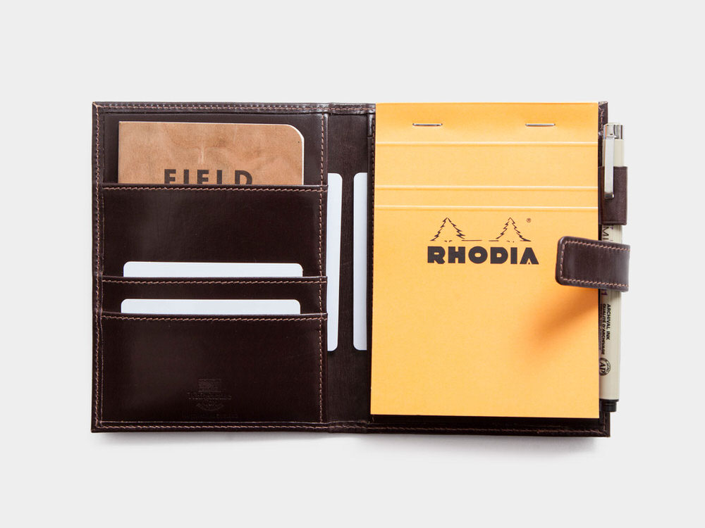 新品 紺 ホワイトハウスコックス RHODIA COVER ロディア メモカバー