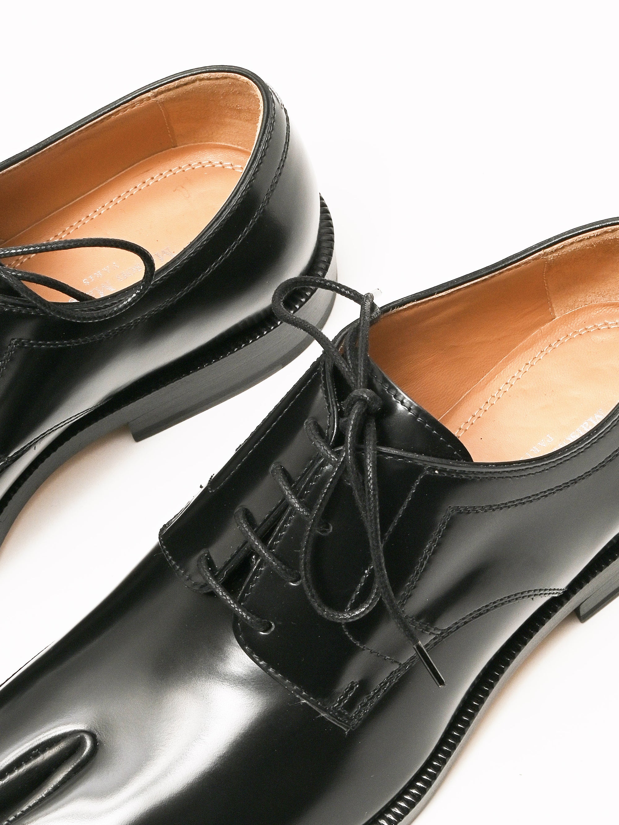 Maison Margiela - Black Tabi Lace-Ups – Frances May