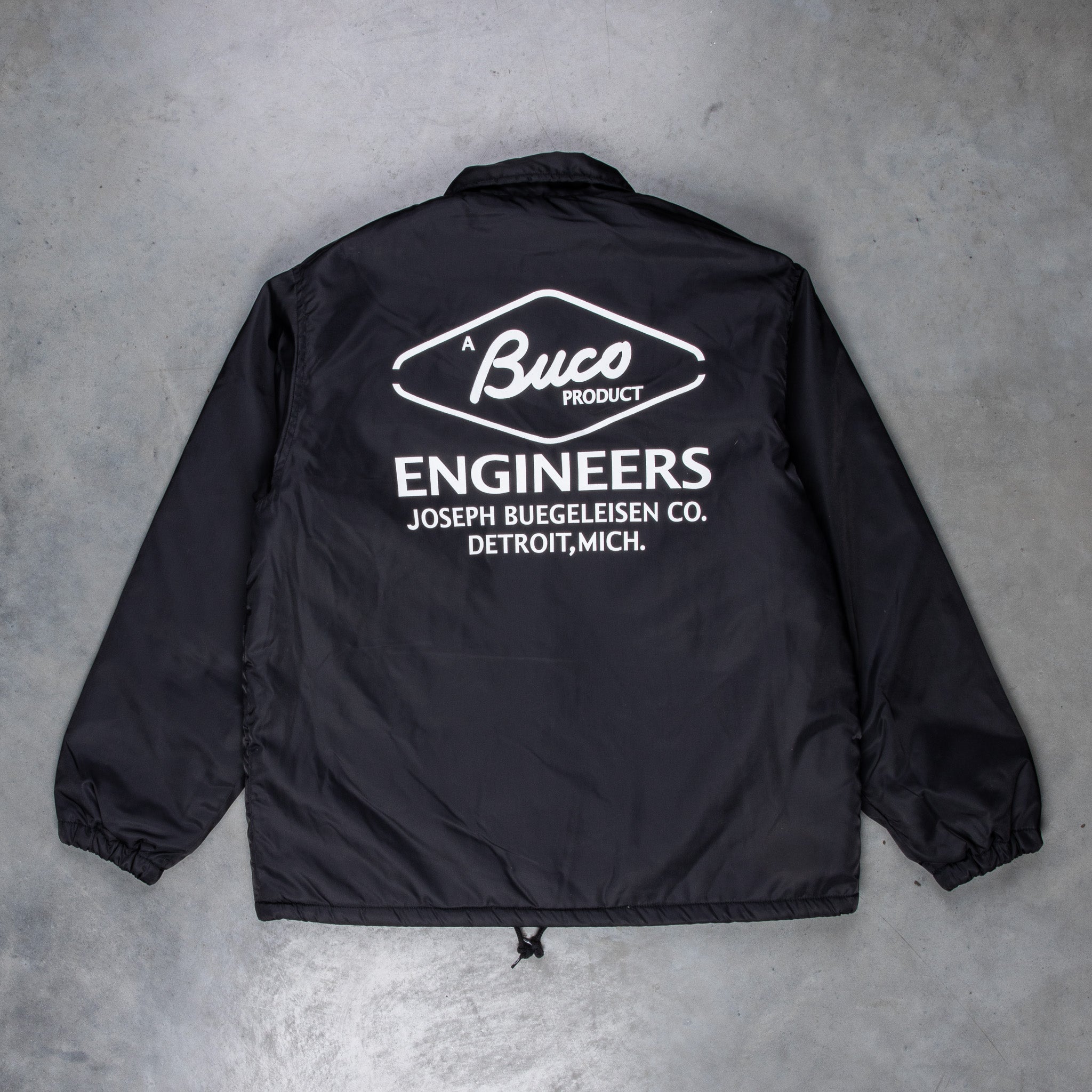 Buco Acrylic Lined Coach Jacket / Engineer Black – Frans Boone Store