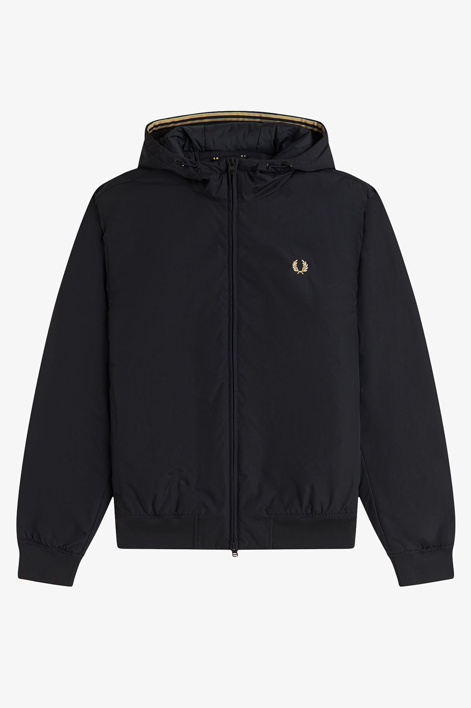 Hooded Brentham Jacket(S 102：BLACK): | FRED PERRY JAPAN