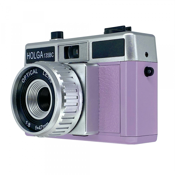 Holga 135BC 35mm Film Camera - Lilac and Silver