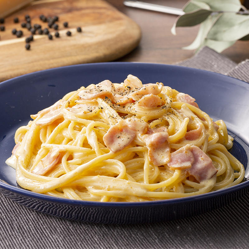 簡単！純生クリームのカルボナーラ - タカナシ クリーム・コンシェルジュ