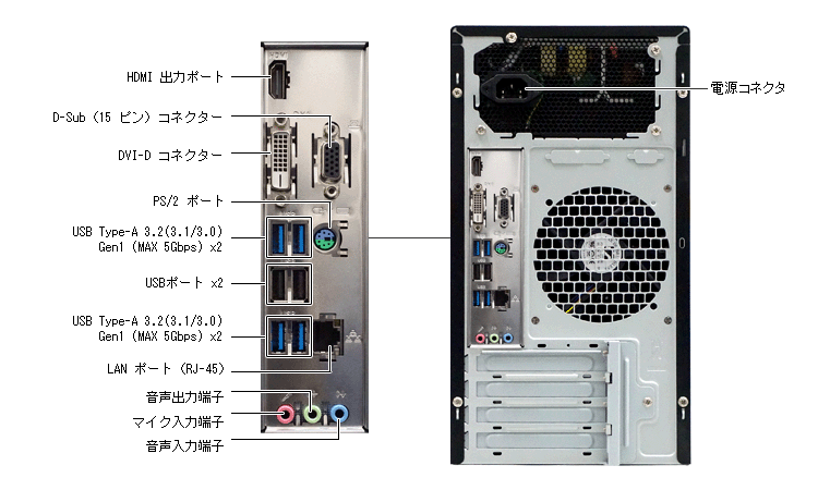 BTOパソコン通販のFRONTIER【法人】GXシリーズ（B560）: 旧モデル