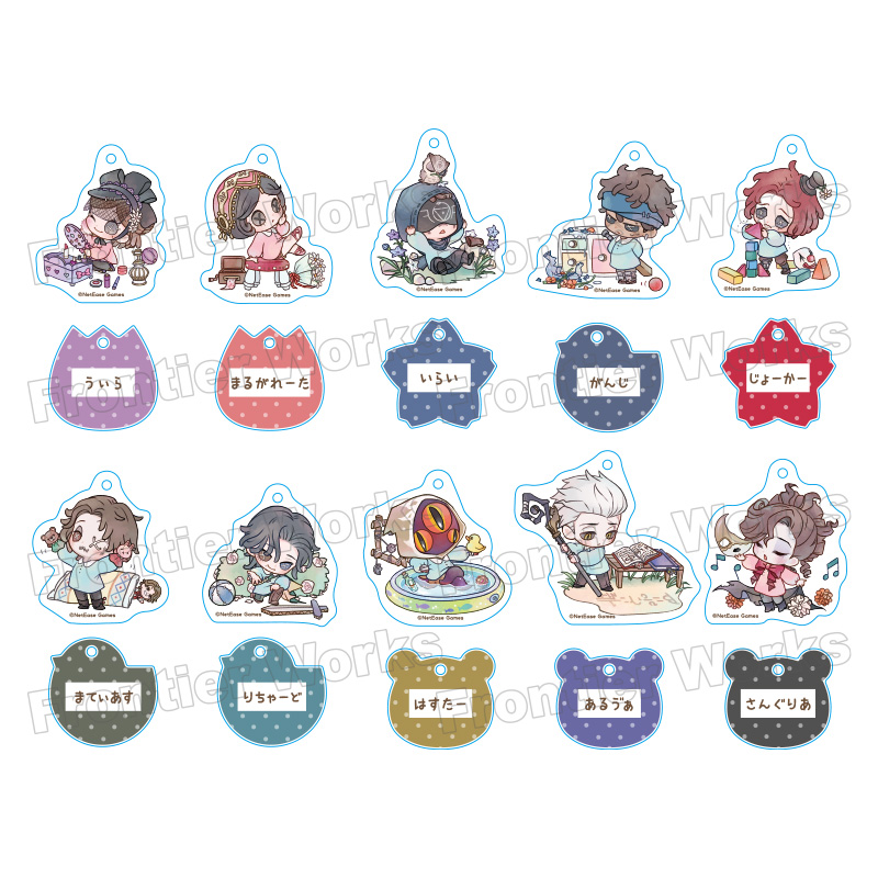 第五人格 設定画 ミュージアム 缶バッジ UR 納棺師 纏め売り 40点