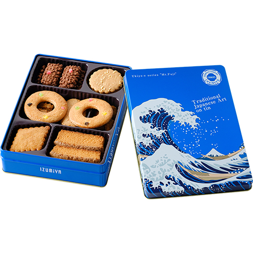 泉屋東京店 葛飾北斎 神奈川沖浪裏 アート缶 洋菓子 | G-Callショッピング