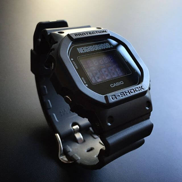 Neighborhood x G-Shock DW-5600 Watch (Japan) - G-Central G-Shock