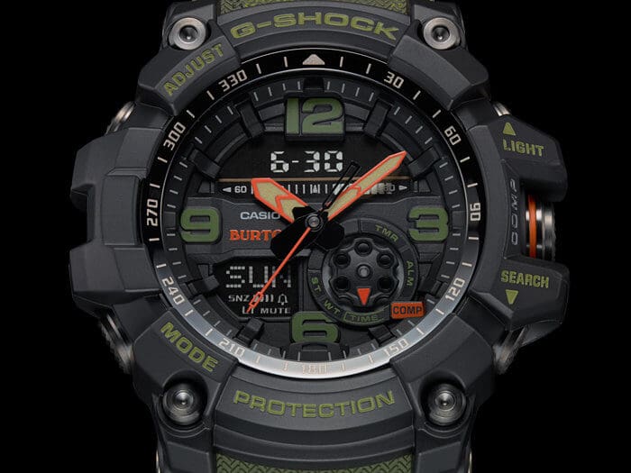 Burton x G-Shock GG-1000BTN-1A Mudmaster for 2018 - G-Central G