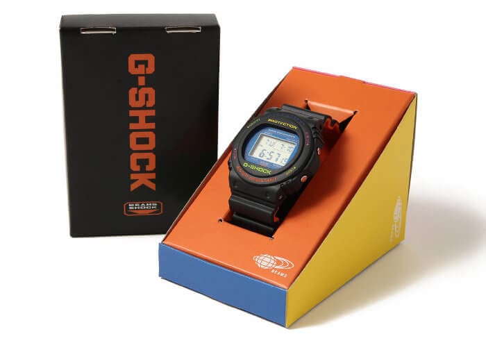 Beams x G-Shock DW-5750BE-1JR Collaboration Watch - G-Central G