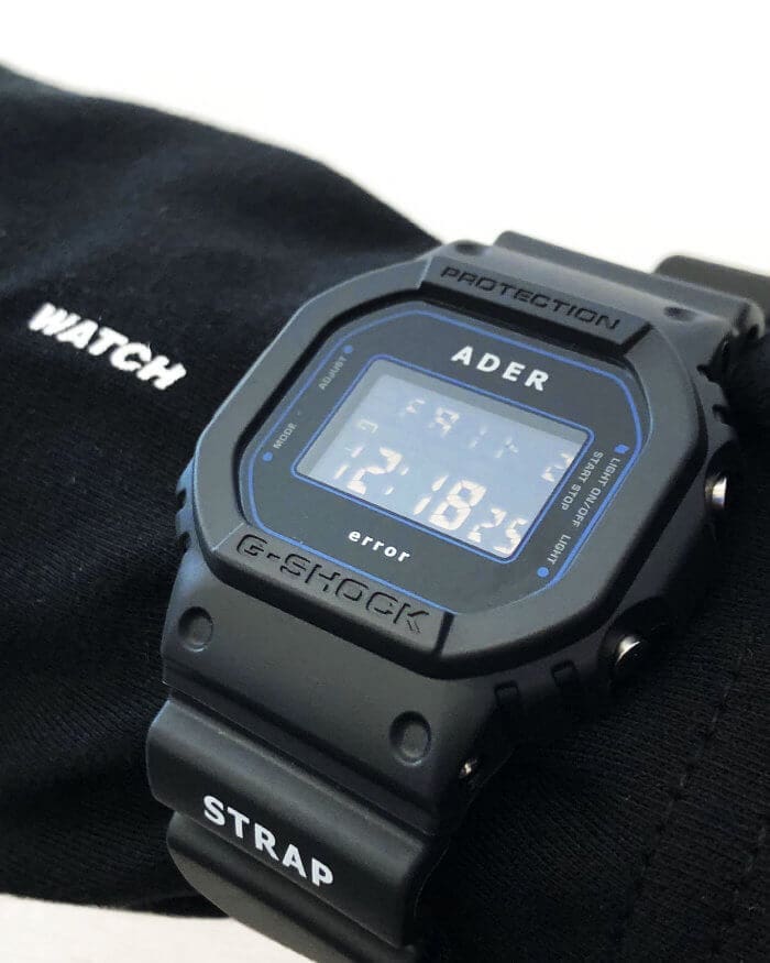 Ader Error x G-Shock DW-5600ADER-1DR Watch and Clothing - G