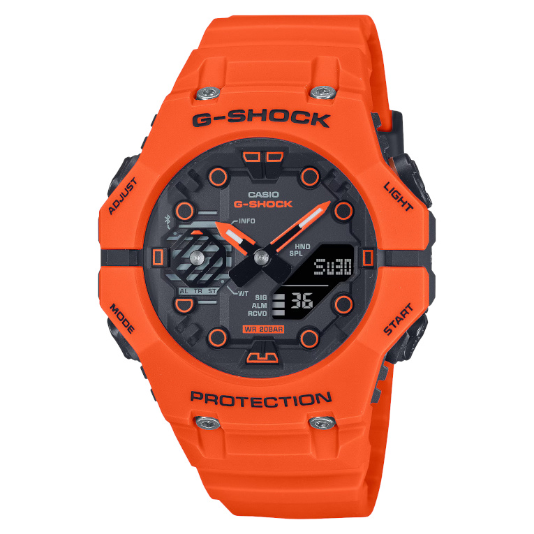 G-Shock Functional Logo Series in emergency orange - G-Central G