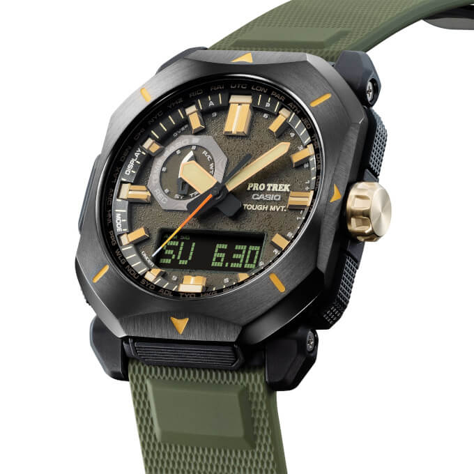 Pro Trek PRW-6900 with octagonal stainless steel bezel - G-Central
