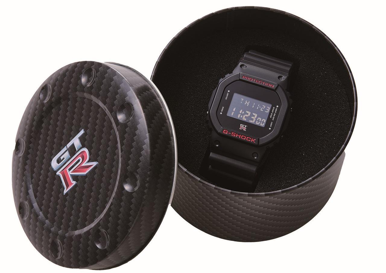 Nissan GT-R x G-Shock DW-5600 with inverted LCD display for 2023