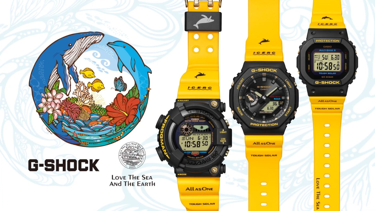 I.C.E.R.C. x G-Shock Love The Sea And The Earth 2023 editions are