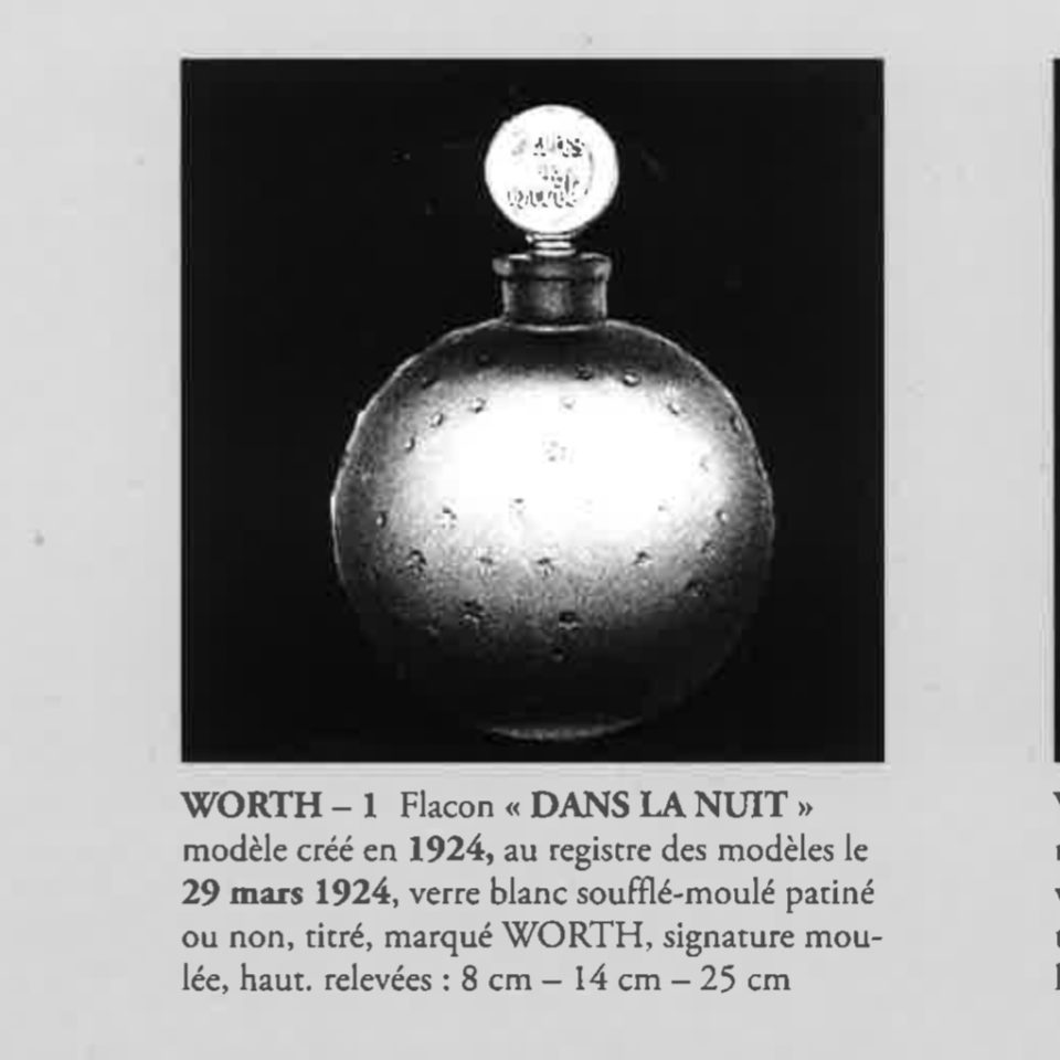 ウォルト Dans la nuit 香水 8ml ルネラリック香水瓶 ウォルト Dans la