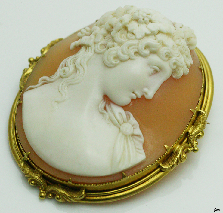 シェルカメオの傑作！！ 『美の女神アフロディーテ（ヴィーナス