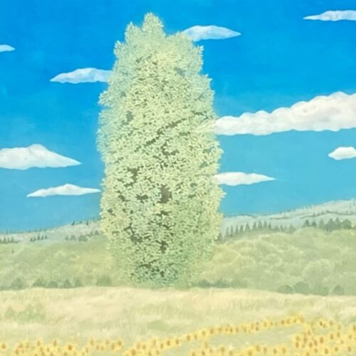 猪熊佳子『青空・ケンとメリーの木』 - ギャラリーシーズ