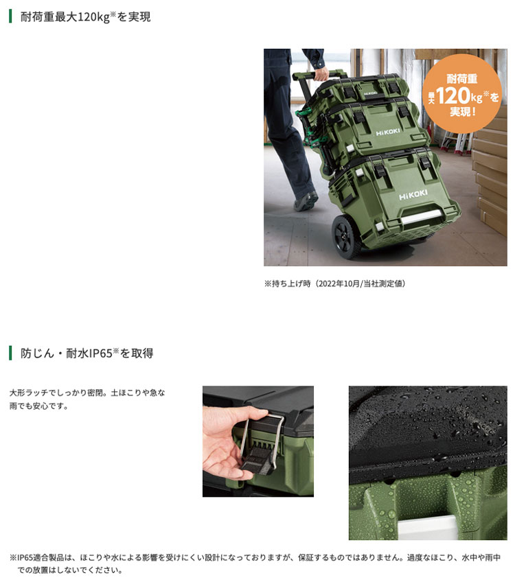 HiKOKI 0037-9487 MULTI CRUISER(マルチクルーザー) キャリーボックス