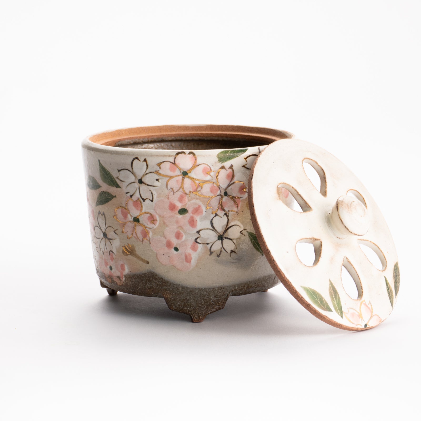 京都清水烧香炉樱花｜俊山窑｜KOTOPOTTER
