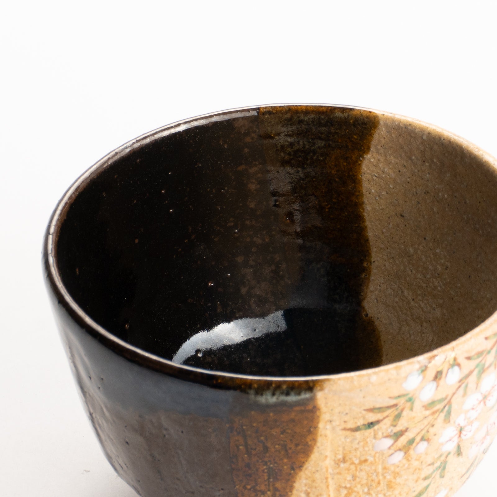 京都 清水焼】抹茶碗 掛分枝垂れ桜 良二｜コトポッター