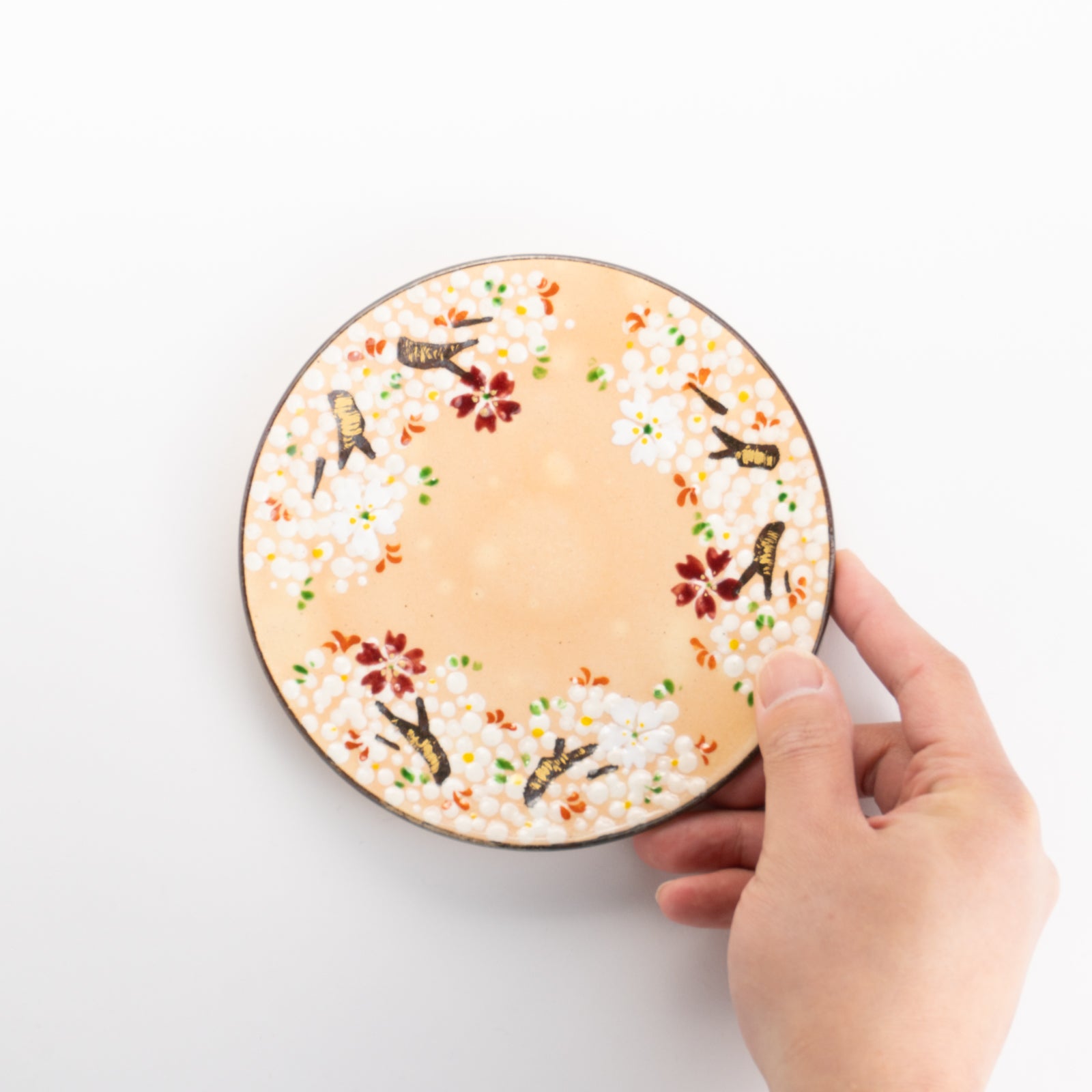 京都 清水焼】小皿 乾山桜 花光山窯｜コトポッター