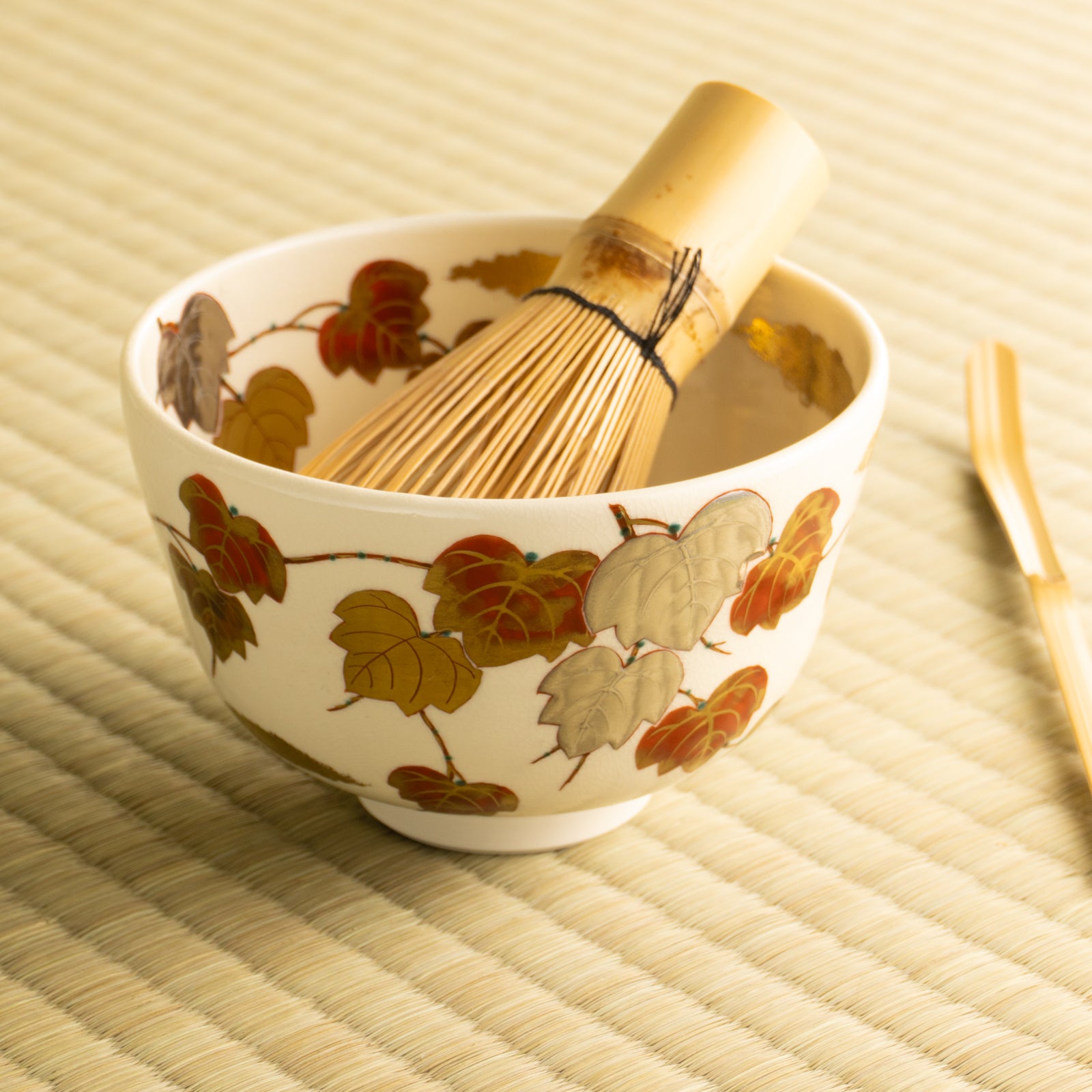 京都 清水焼】抹茶碗 蔦画 雄峰｜コトポッター