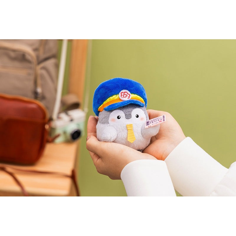 コウペンちゃん はなまるステーションの駅員さんな手のひらマスコット