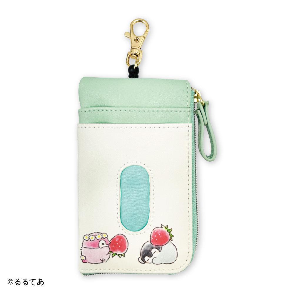 Koupen-chan,코우펜짱,点赞鹅,正能量企鵝 Key & Pass Pouch Happy