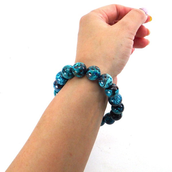 AAAAA級 シャッタカイト ブレスレット 12.5mm【宝石鑑別書付き】【高級