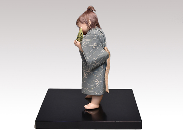 平田郷陽(作) 「西瓜」 高さ26cm 共箱 | 古美術ささき