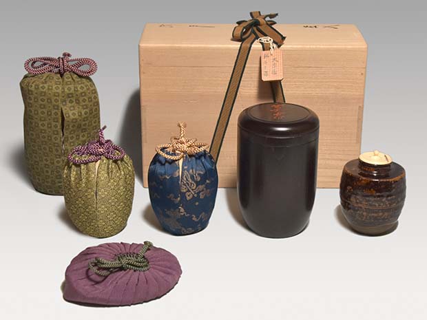 瀬戸茶入 銘「冨貴長命」 立花大亀在判箱書 | 古美術ささき