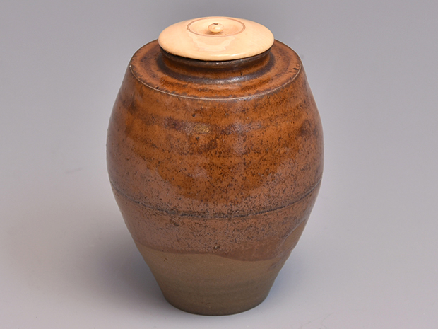 瀬戸茶入 銘「吉祥」 鵬雲斎箱書 仕服3 | 古美術ささき