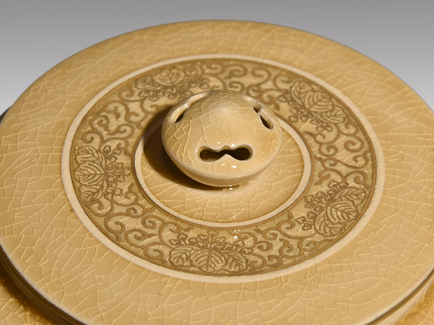 薩摩焼 桐唐草皆具 橋本陶正山（作) 共箱 而妙斎箱書 | 古美術ささき