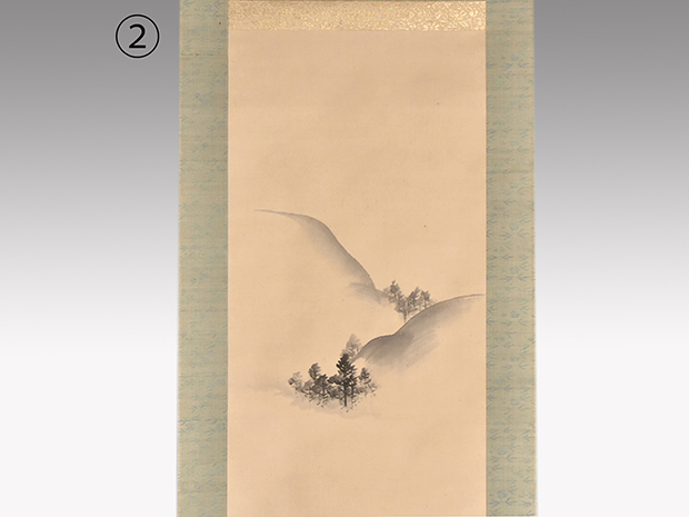 松村景文 三夕の図 双幅（2本) | 古美術ささき