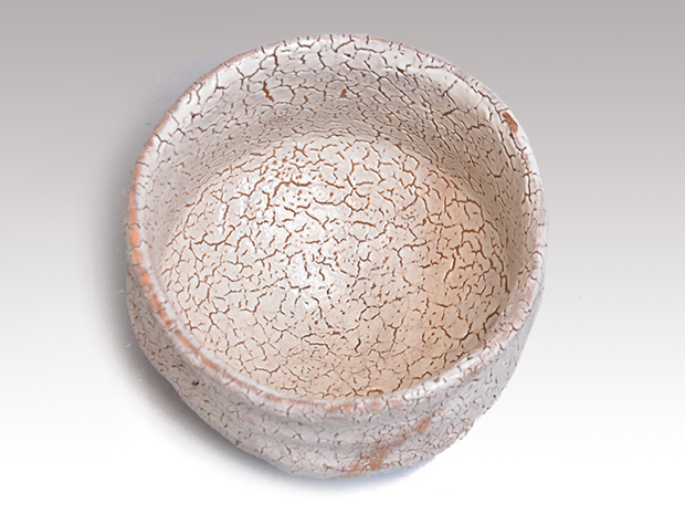 萩茶碗 玉隆山 吉田萩苑（造） 共箱 師 十代 三輪休雪 | 古美術ささき