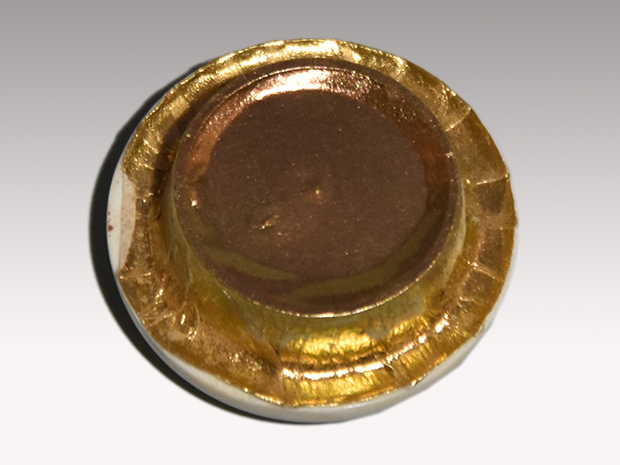 丹波焼 肩衝茶入 市野信水(作) 象牙蓋 仕服 共箱 | 古美術ささき